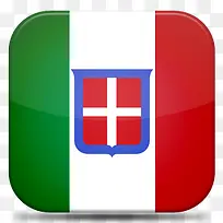 国旗对意大利一千八百六十一一千