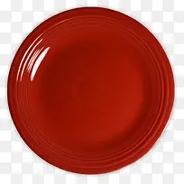 红色盘子