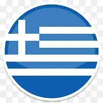 希腊2014 -世界-杯标志-平-图标