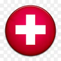 国旗瑞士国世界标志