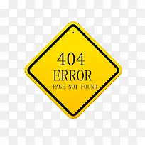 矢量金属404错误页面设计素材