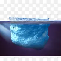 水面下的冰川