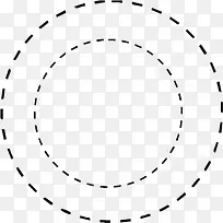 虚线圆环圆圈