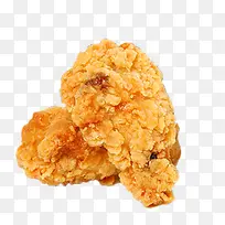 产品实物金黄色肉炸翅