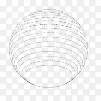 矢量球形立体透明网格
