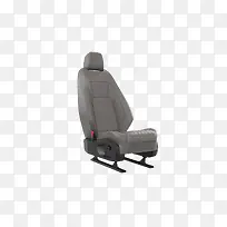 灰色皮质汽车座椅
