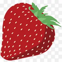 一个红色的大草莓