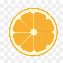 扁平化橙子