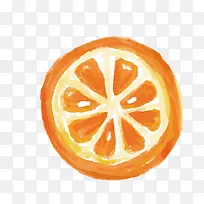矢量水果橙子
