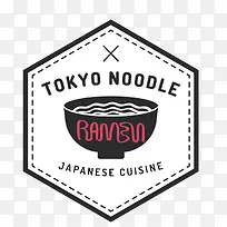日式拉面餐厅标签设计