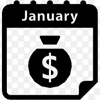 1月Calendar-icons