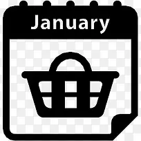 1月Calendar-icons