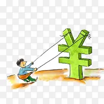 如何让资产升值矢量图