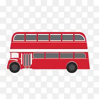 红色公共汽车