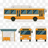 城市旅游公交巴士