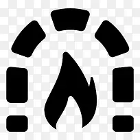 烟囱Christmas-Fill-icons
