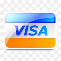 信贷卡签证glossy-e-commerce-icons