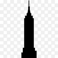 美国帝国大厦，曼哈顿，纽约，美国图标