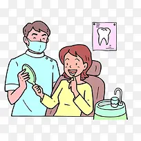牙医与患者