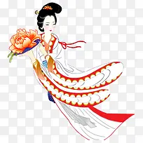中秋节日素材嫦娥仕女