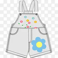 女孩服装款式图