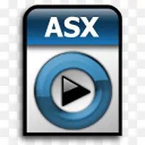 ASX蓝灰水晶质感全套系统图标透明