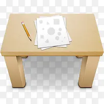 超清苹果桌面木桌图标