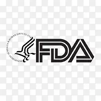 黑色创意大气企业FDA认证标志