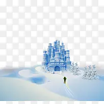 雪中的城堡