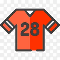 28号球服