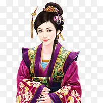 盛装宫廷女子古风立绘