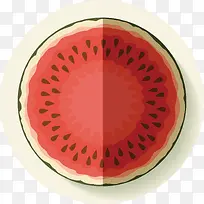 西瓜切面
