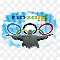 里约奥运会背景花纹