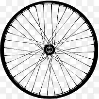 矢量自行车轮胎素材