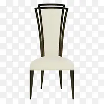 黑色白色的椅子