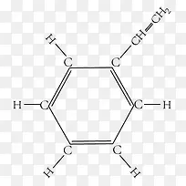 笨乙烯的分子结构式