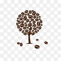 创意咖啡树图片素材