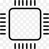 计算机微芯片图标