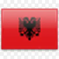 阿尔巴尼亚国旗国旗帜