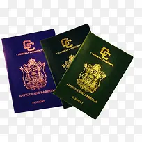 安提瓜和巴布达护照素材
