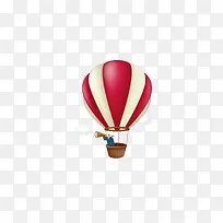 红白土耳其热气球