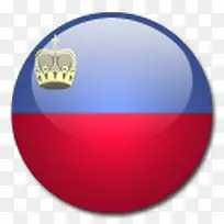 列支敦士登国旗国圆形世界旗