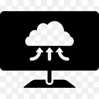 云计算共享符号图标