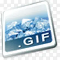 GIF文件纸文件闪光黑色版