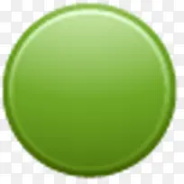 绿色圆形按钮图标