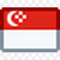 国旗新加坡142个小乡村旗