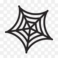 万圣节恐怖可怕的蜘蛛Web万圣节