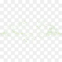 潮流绿意线条