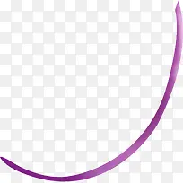 紫色半圆形弧线七夕
