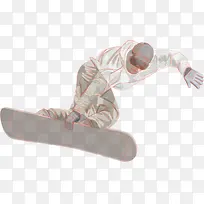 滑冰冰雪游元素